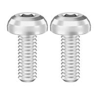 DAYLIGHE Lot de 2 boulons de rechange pour cage de bouteille d'eau, vis à tête hexagonale en alliage, accessoires de vélo, vis porte-bouteille de vélo
