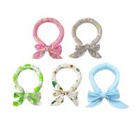 DAYLIGHE Lot de 5 colliers souples pour chiens et chats de petite et grande taille, bandanas de glace pour chien, rafraîchissement rapide et respirant