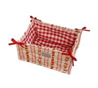 DAYLIGHE Panier de rangement de bureau en tissu matelassé pour la maison et le bureau pour l'organisation de papeterie et de cosmétiques