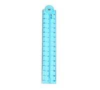 DAYLIGHE Règle pliante transparente, règle de dessin mathématique, échelle en centimètres, longueur de 0 à 30 cm, fournitures scolaires et de bureau