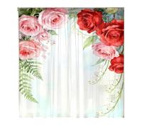 DAYLIGHE Rideau transparent en polyester lavable en machine avec passe-tringle pour une installation simple et un faible entretien. Rideaux de fenêtre à usage domestique