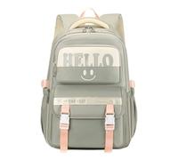 DAYLIGHE Sac à dos tendance pour adolescent avec tissu Oxford résistant à l'eau Sac à dos pour étudiant Sac à dos pour les aventures quotidiennes Sac à dos pour adolescentes, gris