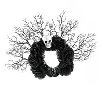 DAYLIGHE Serre-tête floral avec motif de branche sombre pour Halloween, cosplay, événement et costumes à thème