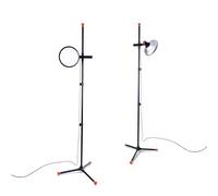 daylight Lampe de studio d'artiste 2-6 000 lux LED avec IRC de 95+, abat-jour de 24 cm de large, Noir