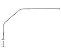 daylight Slimline 4™ Lampe de Table LED en Acier Brossé - 6000K, 3200 Lux, 4 Niveaux de Luminosité, Port de Charge USB-C, Diffuseur Antireflets, Design Flexible, Art & Artisanat, Couture, Salon de