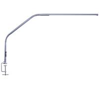 daylight Slimline 4™ Lampe de table LED gris glacier - 6000K, 3200 lux, 4 niveaux de luminosité, port de charge USB-C, diffuseur anti-reflets, design flexible, art et artisanat, couture, salon de