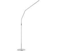 Daylight Slimline Lampadaire 4 LED - 6000 K, 3200 Lux, 4 niveaux de luminosité, port USB-C pour une charge rapide - Design élégant, abat-jour anti-reflets, réglage flexible de la hauteur - Acier