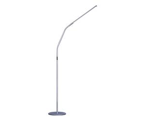 Daylight Slimline Lampadaire 4 LED - 6000 K, 3200 Lux, 4 niveaux de luminosité, port USB-C pour une charge rapide - Design élégant, abat-jour anti-reflets, réglage flexible de la hauteur - Gris