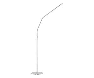 Daylight Slimline Lampadaire 4 LED - 6000 K, 3200 Lux, 4 niveaux de luminosité, port USB-C pour une charge rapide - Design élégant, abat-jour anti-reflets, réglage flexible de la hauteur - Acier