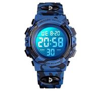 Dayllon Enfants Montre numérique Sport extérieur 50M étanche Montres électroniques Réveil 12/24 H Chronomètre Calendrier Boy Girl Montre