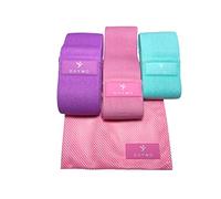 DAYMO Lot de 3 Bandes Elastique Fitness I Bande de Résistance I pour Le Yoga, Pilates, Gymnastique