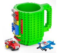 DAYMOO Brick Mug,Tasse à Café,Mug Noel,Cadeau Original Anniversaire Rigolo Homme Papa Amie Garçon Fille,Idee Cadeau Noël,Pâques,Halloween, Vert