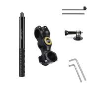 DAYnagh Caméra d'action pour vélo, moto, bâton de montage pour guidon de vue à la troisième personne, support de montage en aluminium, bâton de selfie pour moto
