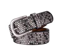 DAYnagh Ceinture Pour PU Large Enduit De Rivet Femmes Sangle Réglable Différentes Occasions Et Tenues Tous Accessoires Correspondants, A, Taille Unique