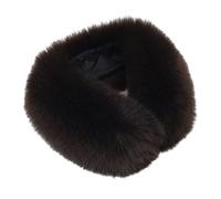 DAYnagh Écharpe en fourrure artificielle légère pour l'hiver - Cache-cou élégant pour les activités de plein air - Fourrures artificielles pour activités de plein air, café, taille unique