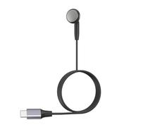 DAYnagh Écouteurs légers avec cordon de type C, écouteurs unilatéraux sans micro, design simple Plug and Play, unisexe, pour homme et femme, oreillette de type C