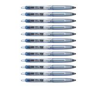 DAYnagh Lot de 12 stylos à encre gel ergonomiques rétractables pour prise de notes quotidienne 0,5 mm Séchage rapide Fournitures scolaires et de bureau Couleurs assorties