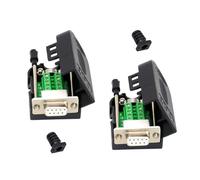 DAYnagh Lot de 2 adaptateurs à 9 broches - Module personnalisable - Pas besoin de soudure - Compatible avec RS232 RS485 - Connecteur de machine de contrôle fiscal