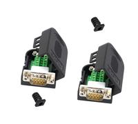 DAYnagh Lot de 2 adaptateurs à 9 broches - Module personnalisable - Pas besoin de soudure - Compatible avec RS232 RS485 - Connecteur de machine de contrôle fiscal