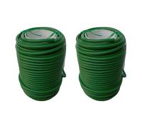 DAYnagh Lot de 2 attaches torsadées en caoutchouc souple pour plantes grimpantes, tomates, légumes, roses grimpantes de 20 m, 3,5 mm