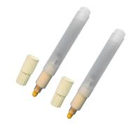 DAYnagh Lot de 2 stylos à peinture vides à pointe de 0,7mm~30mm, marqueur acrylique vide, tige transparente, rechargeables, pour l'école et le bureau (8mm)