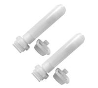 DAYnagh Lot de 2 stylos à peinture vides à pointe de 0,7mm~30mm, marqueur acrylique vide, tige transparente, rechargeables, pour l'école et le bureau (30mm)