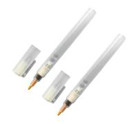 DAYnagh Lot de 2 stylos à peinture vides à pointe de 0,7mm~30mm, marqueur acrylique vide, tige transparente, rechargeables, pour l'école et le bureau (3mm)