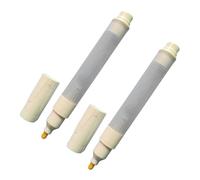DAYnagh Lot de 2 stylos à peinture vides à pointe de 0,7mm~30mm, marqueur acrylique vide, tige transparente, rechargeables, pour l'école et le bureau (5mm)