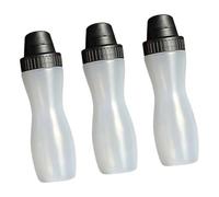 DAYnagh Lot de 3 bouteilles compressibles de cuisine avec 5 buses de précision, ne goutte pas, maintien doux pour assaisonnements, contrôle du revêtement, bouteille de sauce