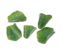 DAYnagh Lot de 5 nénuphars fleurs/feuilles - Fournitures de fabrication de bijoux en résine pour la création et les projets artistiques - Fournitures de fabrication de bijoux, taille unique, Comme