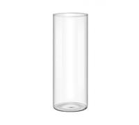 DAYnagh Vase cylindrique en verre artisanal avec joli motif pour arrangements floraux et cadeaux