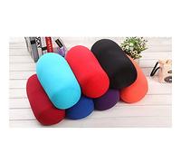 Daynecety Micro Mini microbilles Traversin lombaire Taie d'oreiller Taie d'oreiller à col roulé Colonne oreillers Coussins pour voyage de couchage de bain Lit de massage yoga Empreinte Leg-rests