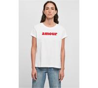 Days Beyond Amour T-Shirt Haut Imprimé Blanc Amour Femme