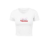 Days Beyond T-shirt 'Dolce Far Niente' lilas / rouge / noir / blanc, Taille L