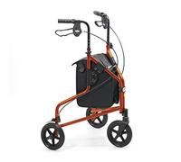 Days Déambulateur Pliant 3 Roues Cadre en Aluminium Léger avec Sac Adulte 240 L