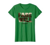 Days Gone Farewell Oregon Landscape Big Chest Logo T-Shirt, Femme, Vert Kelly, L