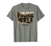 Days Gone Farewell Oregon Landscape Big Chest Logo T-Shirt, Homme, Vert Kaki chiné, S