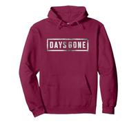 Days Gone Iconic Distressed Big Chest Logo Sweat à Capuche, Unisexe pour Adultes, Marron, M