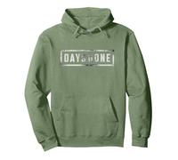 Days Gone Iconic Distressed Big Chest Logo Sweat à Capuche, Unisexe pour Adultes, Vert Sauge, XL