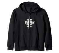 Days Gone This World Comes For You Distressed Chest Logo Sweat à Capuche
