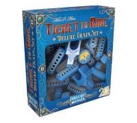Asmodee Days of Wonders Les Aventuriers du Rail : Deluxe Train Set Bleu -Jeux de société - Jeux de Plateau - Accessoires de Jeux de Plateau
