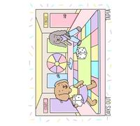 Days Out: A hand drawn colouring book based on two friends going on day trip adventures.