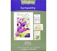 Dayspring - avec une profonde sympathie et des prieres - Benedictions de la nature par Marjolein Bastin - 4 Assortiment de conception avec les Ec