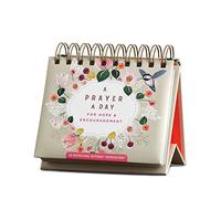 Dayspring Calendrier perpétuel « A Prayer A Day » (J0523), blanc, 14 x 13 x 3,8 cm