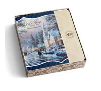 DaySpring Thomas Kinkade - God's Love - 18 cartes de Noël et enveloppes de qualité supérieure