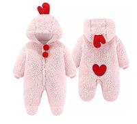 Daysskk Combi Pilote Bebe Fille 6-12 Mois Barboteuse Bébé Hiver Vêtement Bébé Hiver Manteau À Capuche Bébé Grenouillere Bébé Hiver Cadeau Naissance Fille