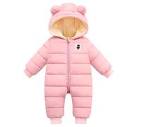 Daysskk Combinaison Pilote Bebe Garçon 6-9 Mois Combinaison Hiver Bébé Garçon Combinaison de Neige à Capuche Bébé Vêtement Bébé Hiver Cadeau Naissance