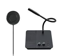 DAYTECH Système d'interphone de fenêtre pour haut-parleur, système d'interphone à double sens pour entreprise, microphone d'intercommunication anti-interférences et interphone de fenêtre pour banque