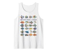 Daytona Beach Florida Motif Poisson coloré Débardeur