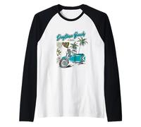 Daytona Beach Florida Moto Surf Biker Surfer Manche Raglan
